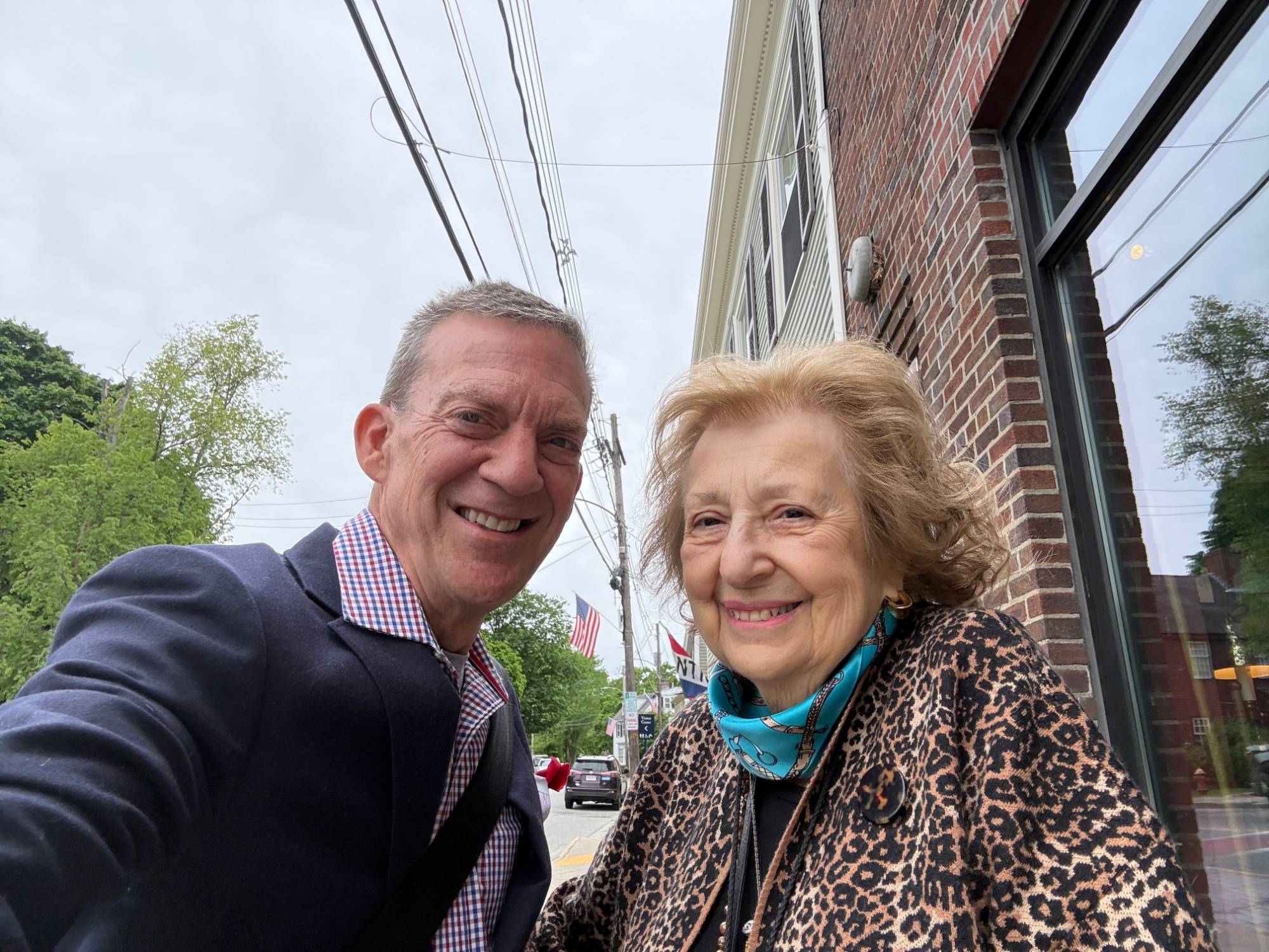 Dan Kelly with Ann Orcutt