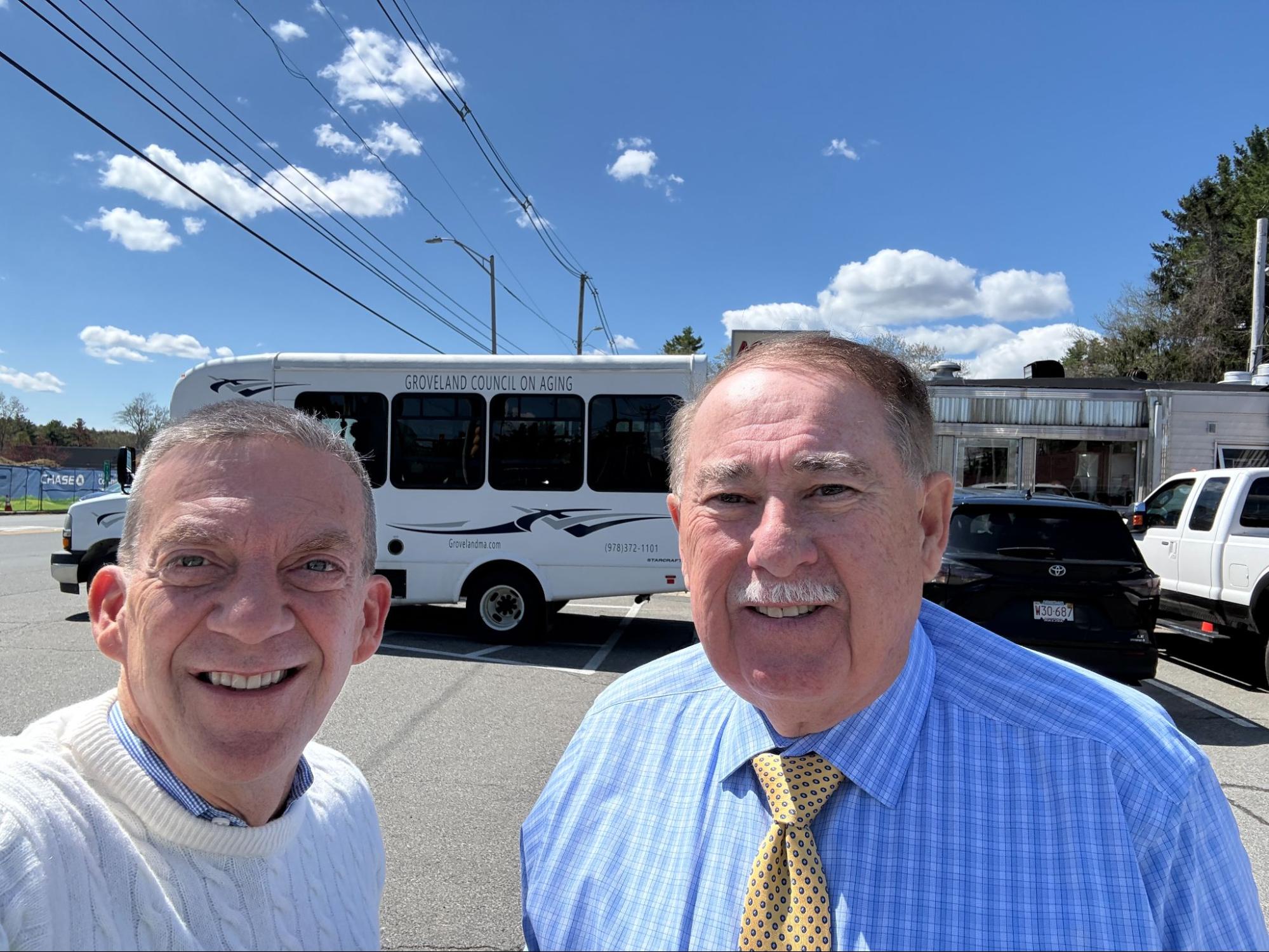 Dan Kelly with Bob Snow