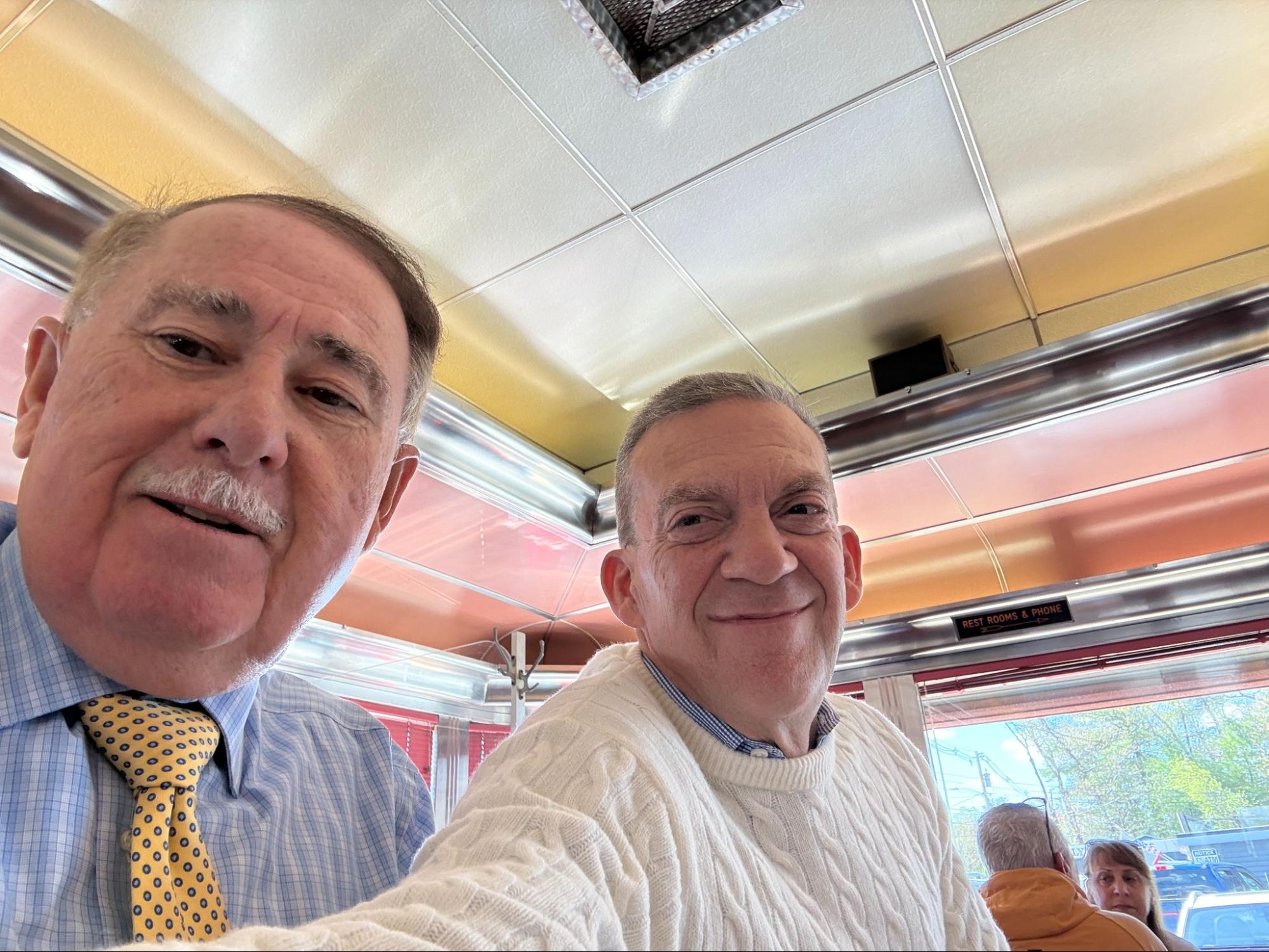 Dan Kelly with Bob Snow