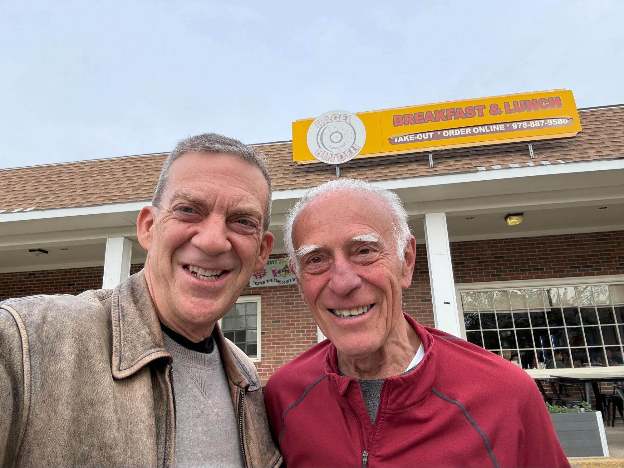 Dan Kelly with Dick Gandt