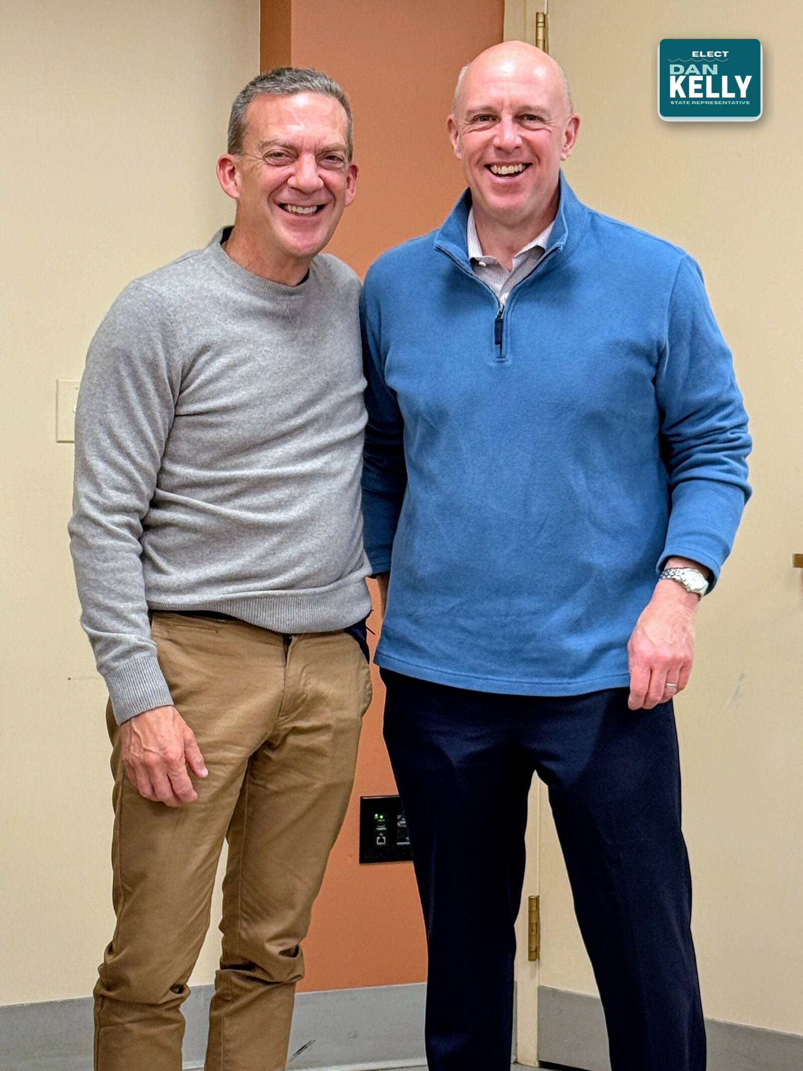 Dan Kelly with Mike Kennealy