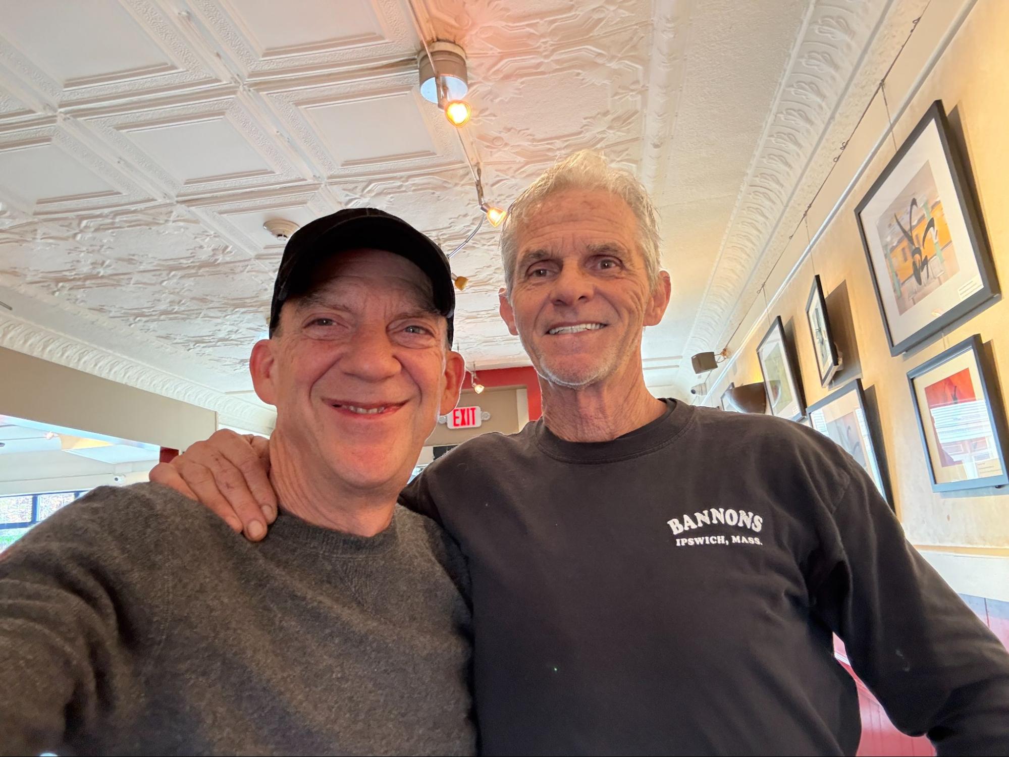 Dan Kelly with Paul Damon